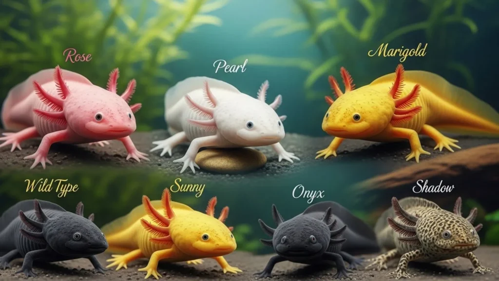 Color-Inspired Axolotl Names