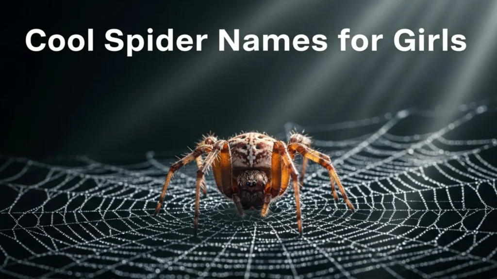 Cool Spider Names for Girls