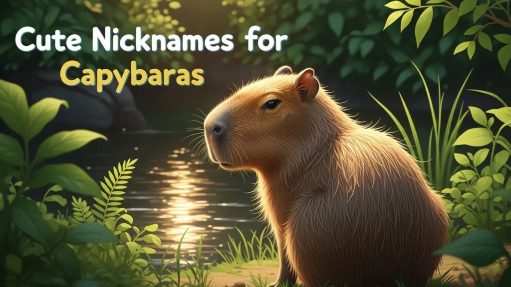 Cute Nicknames for Capybaras