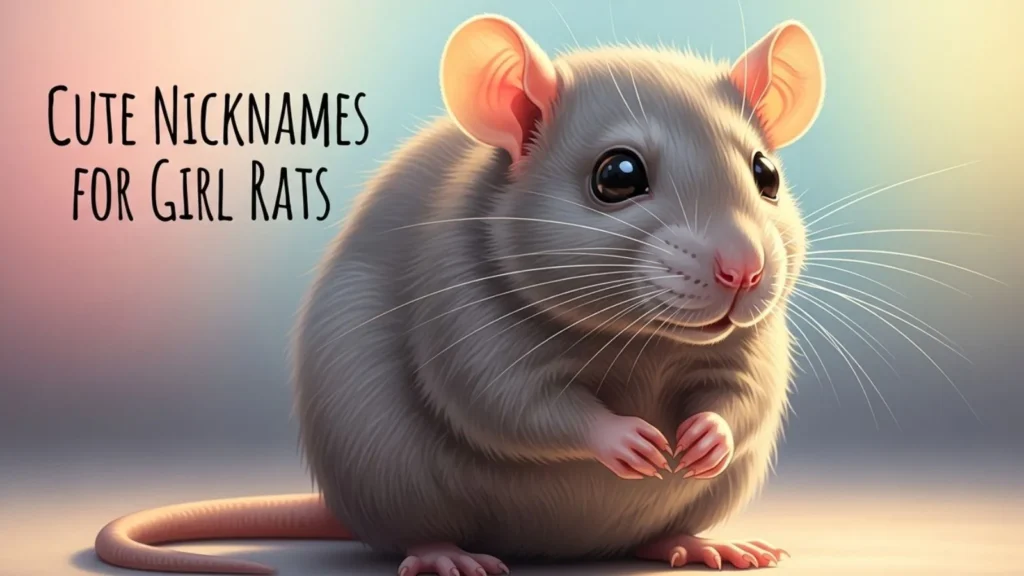 Cute Nicknames for Girl Rats