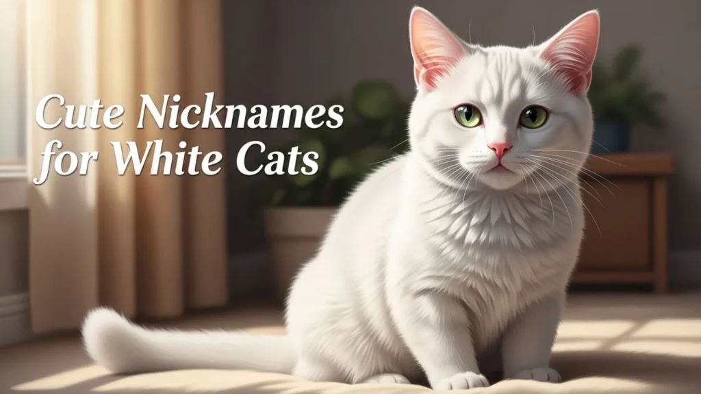 Cute Nicknames for White Cats