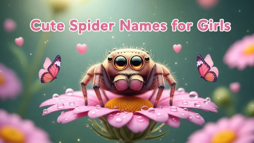 Cute Spider Names for Girls