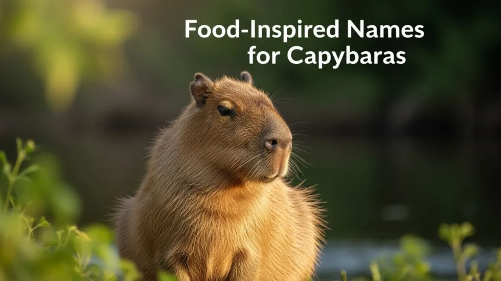Food-Inspired Names for Capybaras