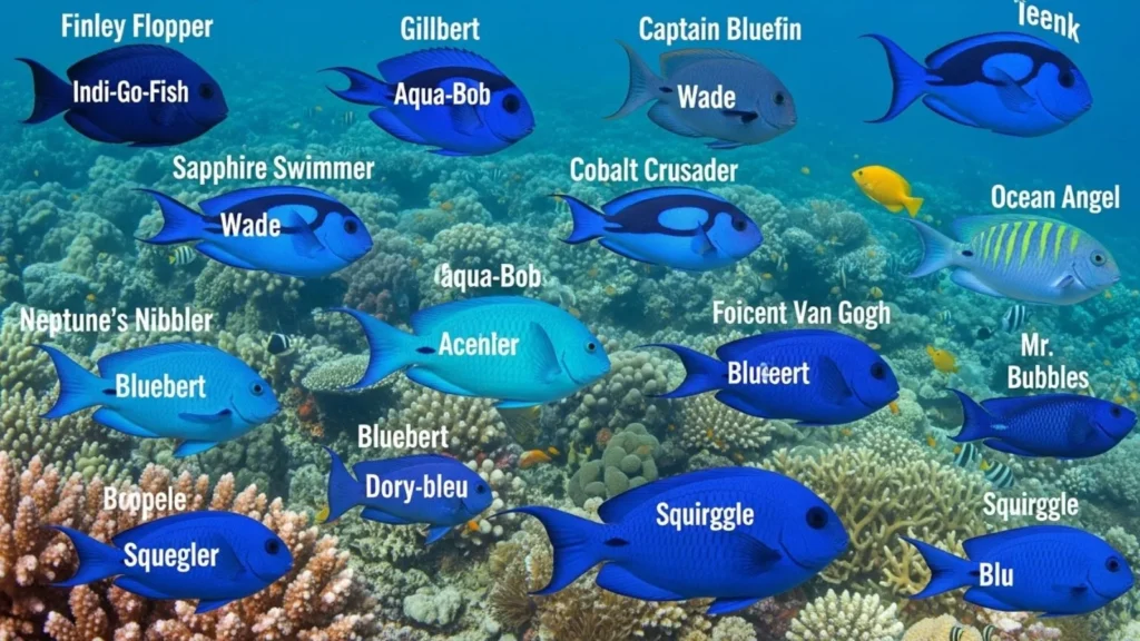 Fun and Quirky Names for Blue Fish