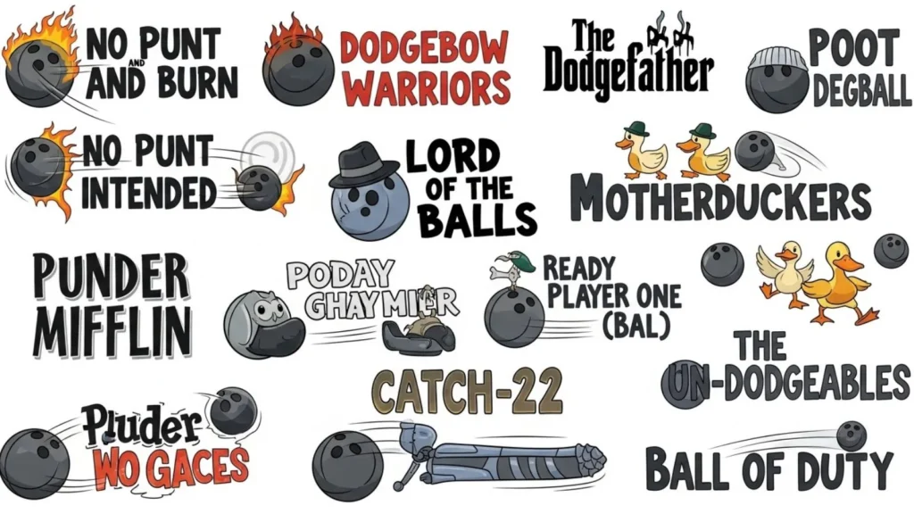 Pun-Based Dodgeball Team Names