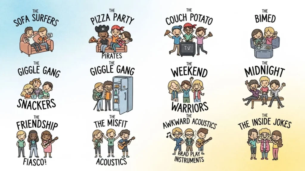  Band Names for Groups of Friends