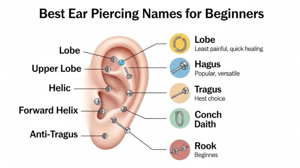 Best Ear Piercing Names for Beginners