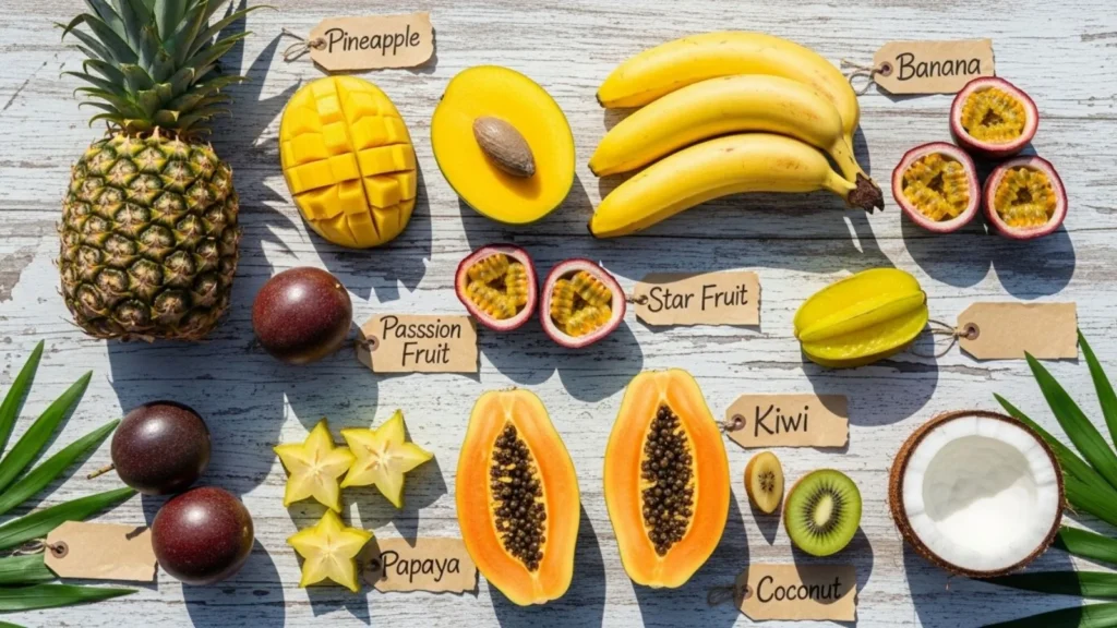  Classic Long Tropical Fruit Names