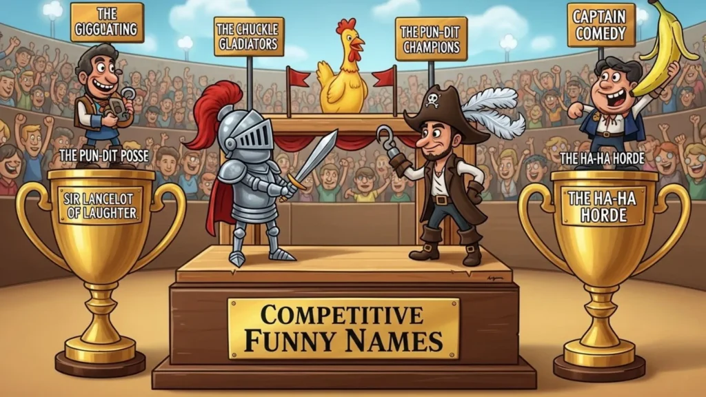 Competitive Funny Names