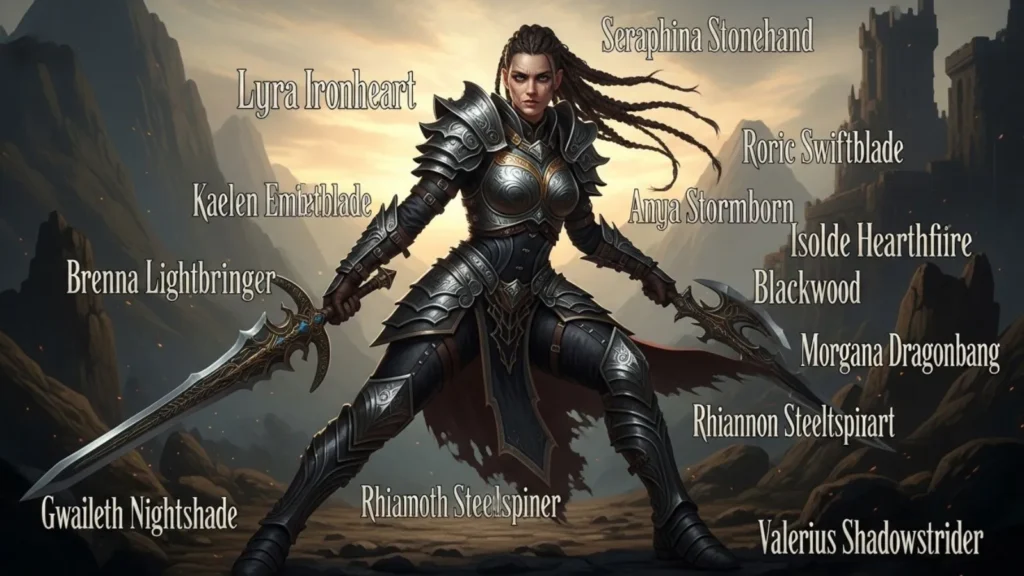 Cool Warrior DND Names