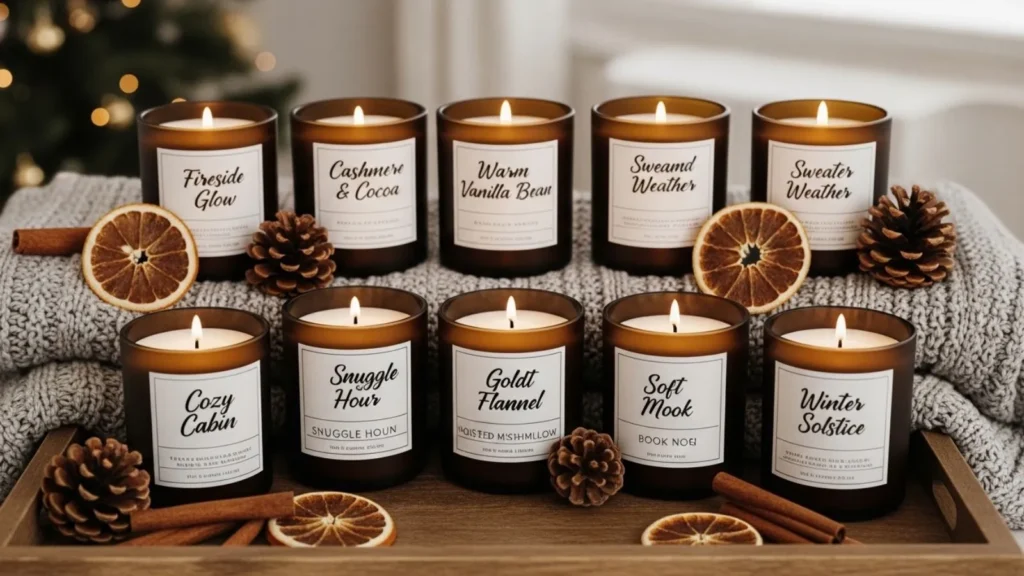 Cozy & Comfort Candle Scent Names