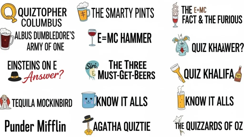 Creative & Random Trivia Team Names