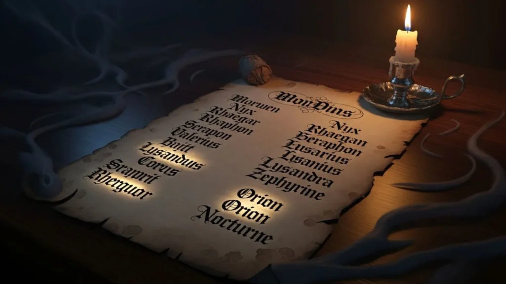 Dark Changeling Names