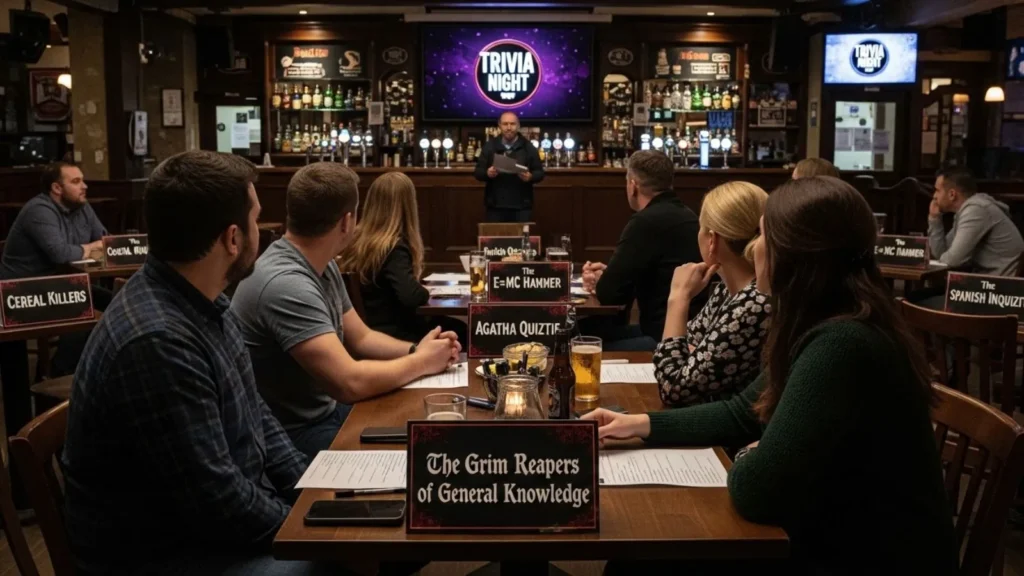 Dark Humor Trivia Team Names