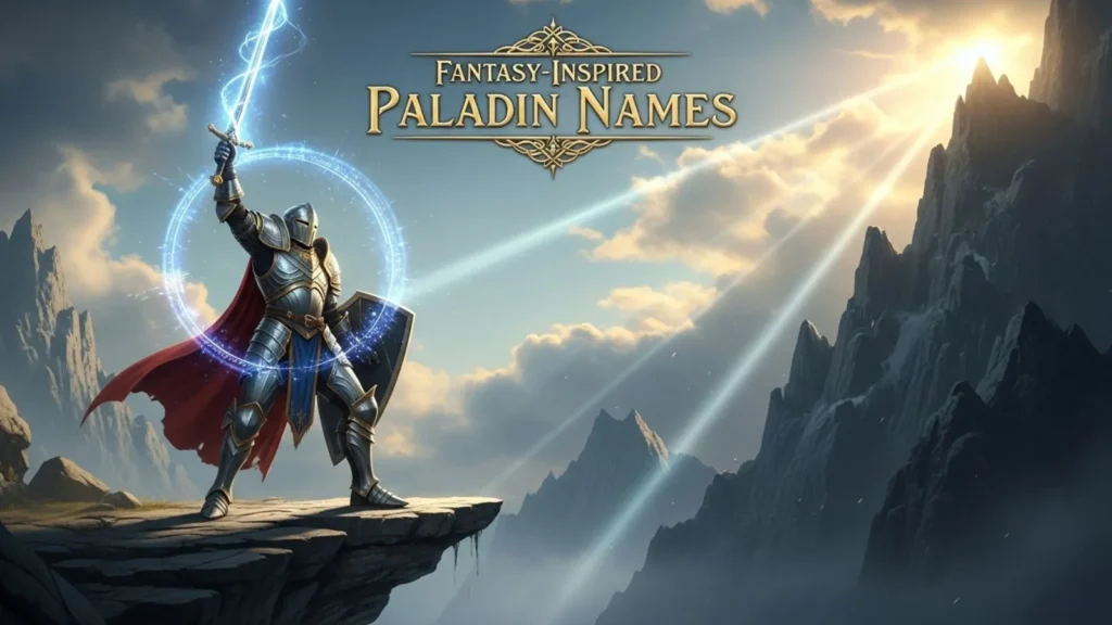 Fantasy-Inspired Paladin Names
