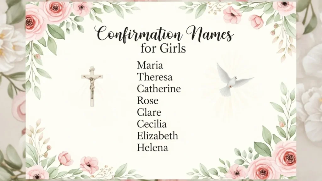 Female Catholic Confirmation Names