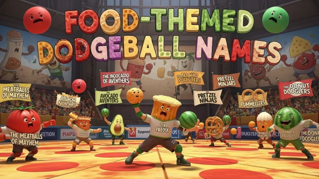 Food-Themed Dodgeball Names