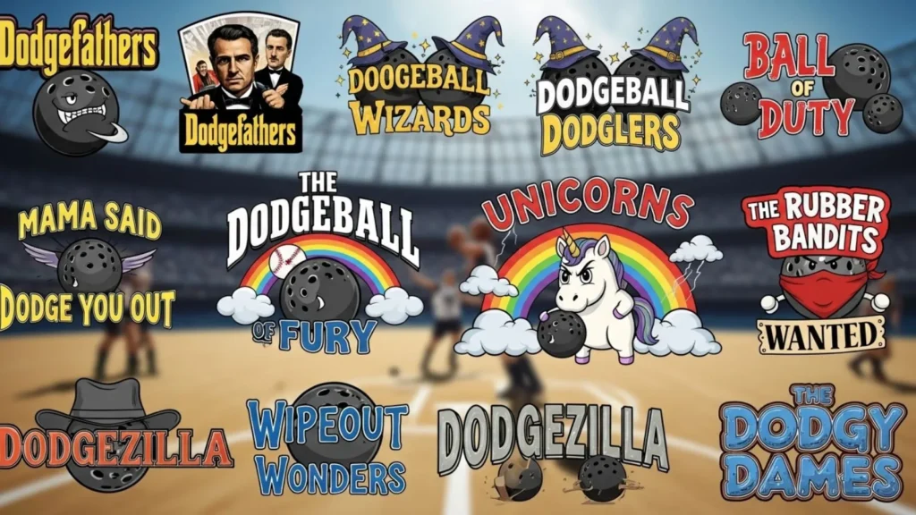 Funny & Silly Dodgeball Names
