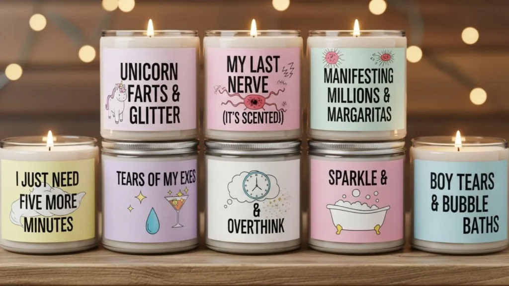  Funny Candle Scent Names