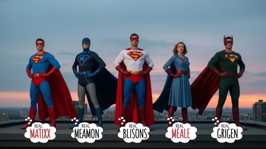 Funny Superhero Real Names