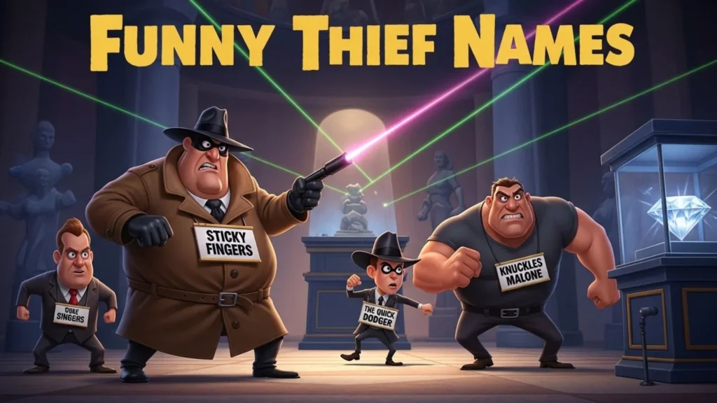  Funny Thief Names