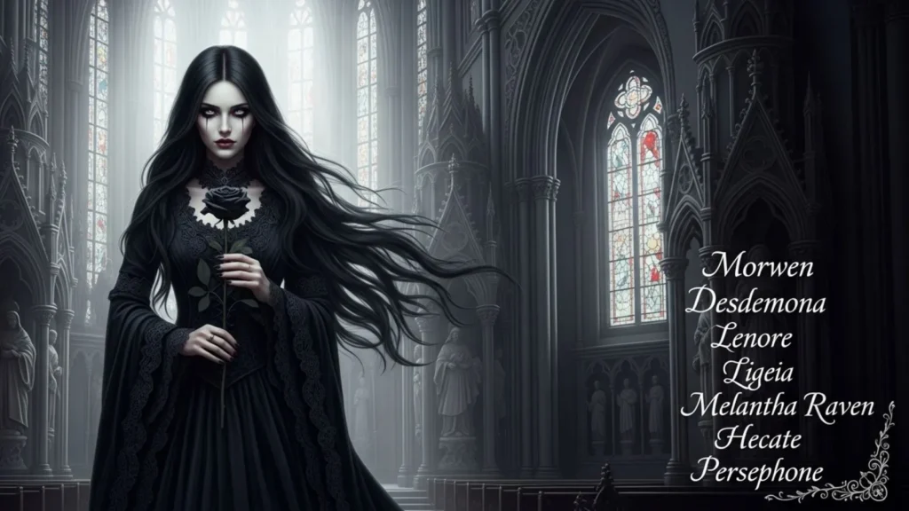 Gothic Female Names Meaning Death