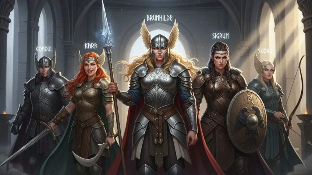  Legendary Valkyries Names