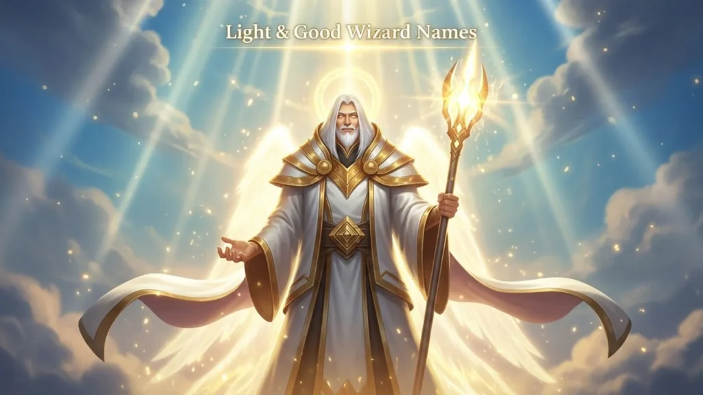 Light & Good Wizard Names