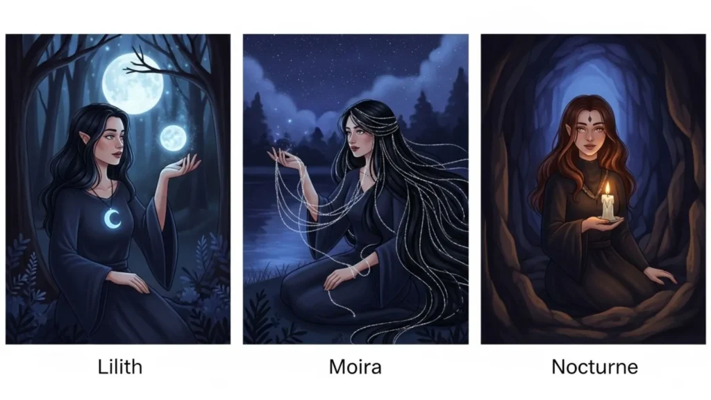 Mystical Girl Names Meaning Dark