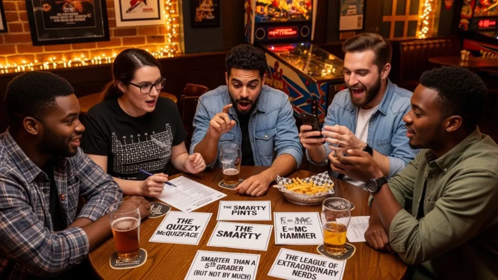 Nerdy Trivia Team Names