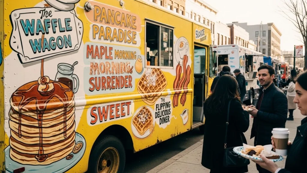  Pancake & Waffle Breakfast Food Truck Names