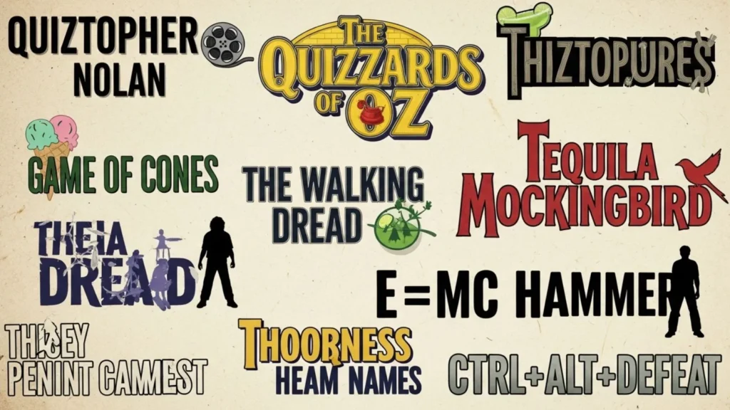  Pop Culture Trivia Group Names