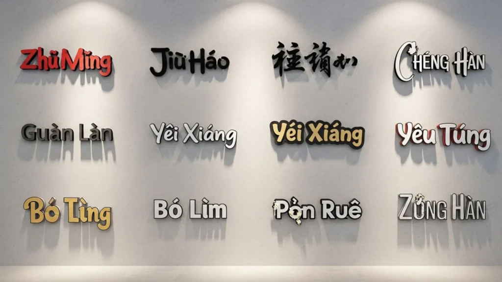 Popular Taiwanese Boy Names