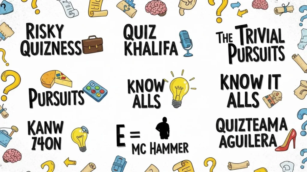  Punny Trivia Team Names