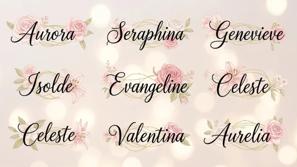 Romantic & Elegant Names