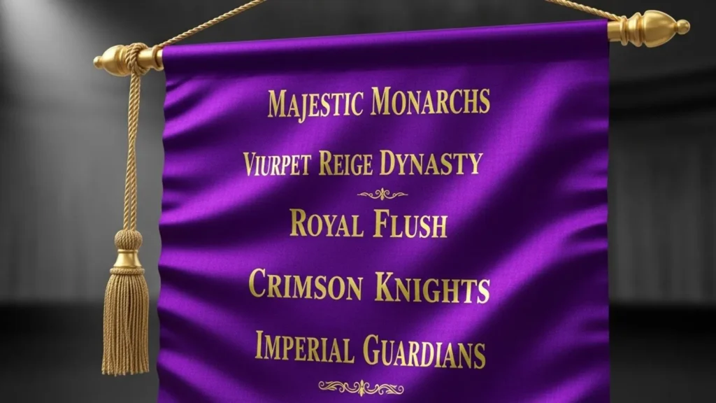  Royal Purple Team Names