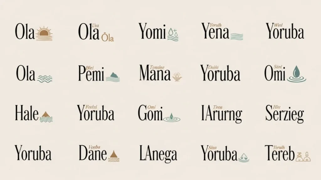 Short & Simple Yoruba Names