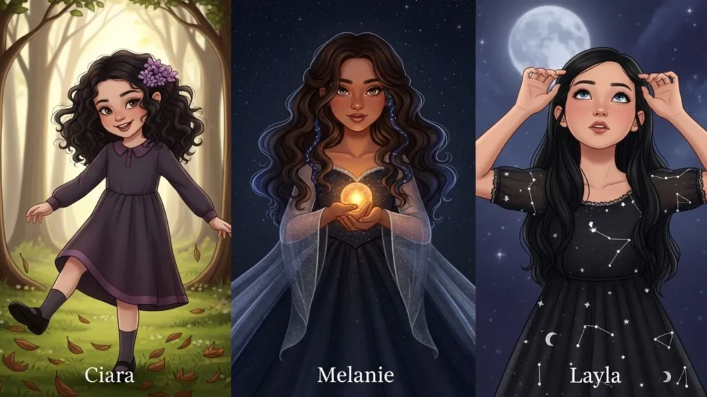 Short Girl Names Meaning Dark