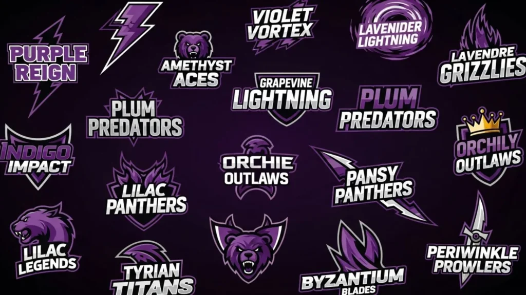 Sports Purple Team Names