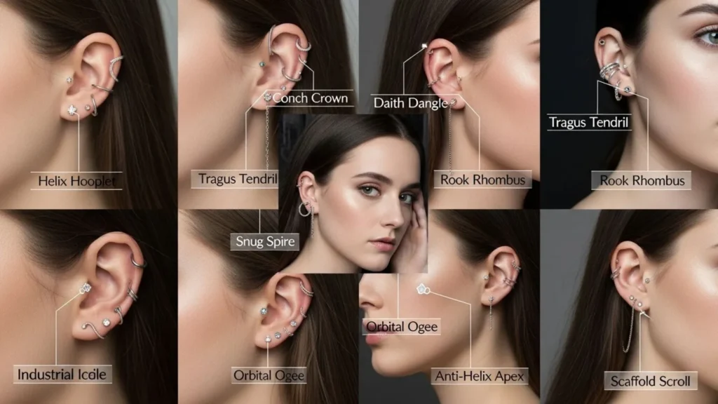  Unique & Rare Ear Piercing Names