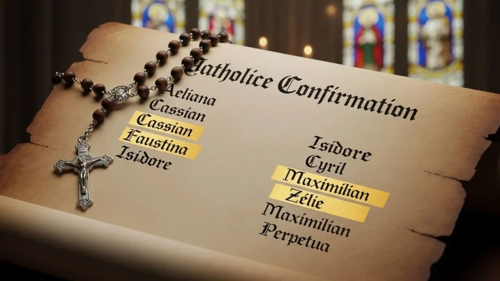 Unique Catholic Confirmation Names