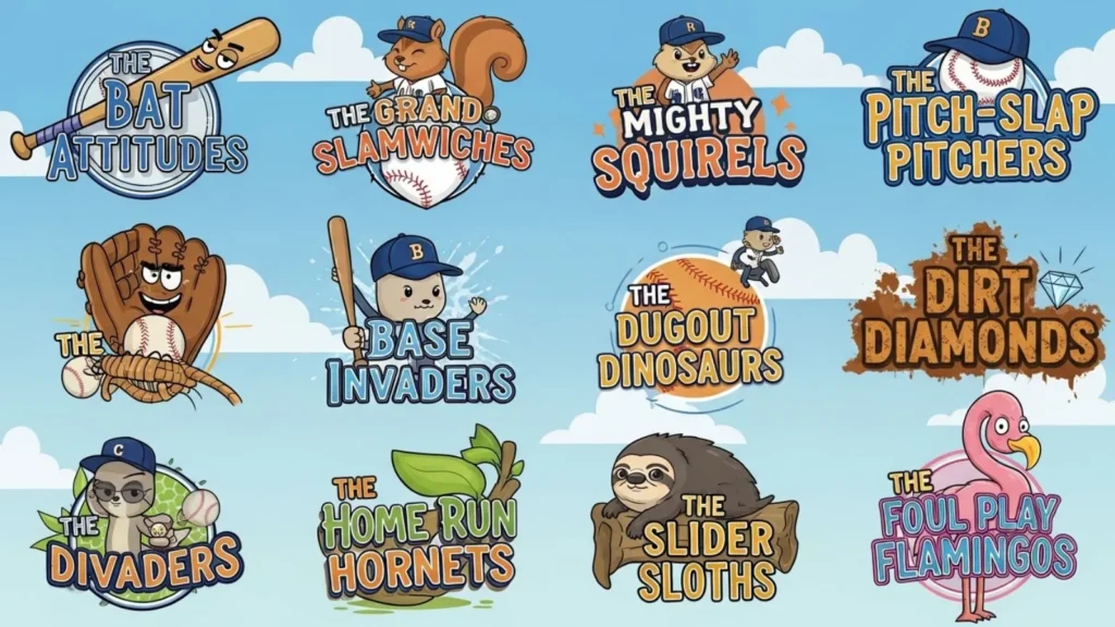  Unique Creative Youth Baseball Team Names 
