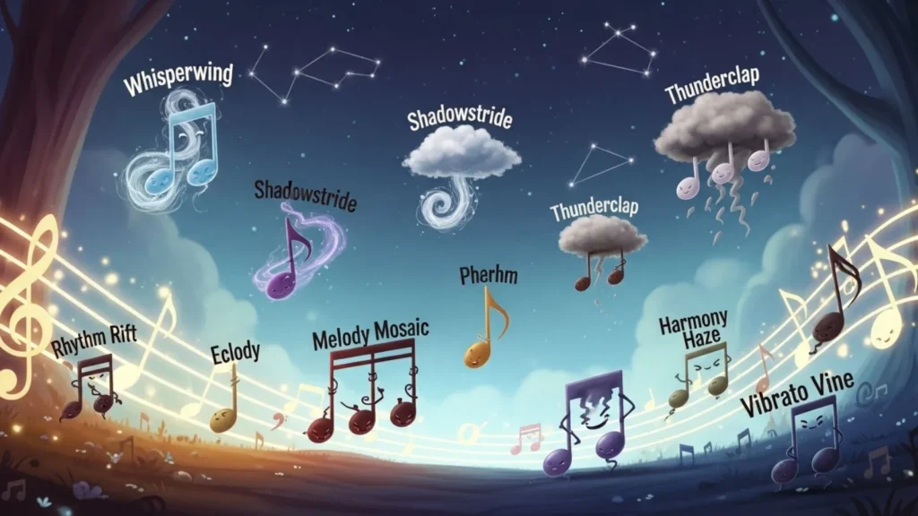 Unique Music Note Names