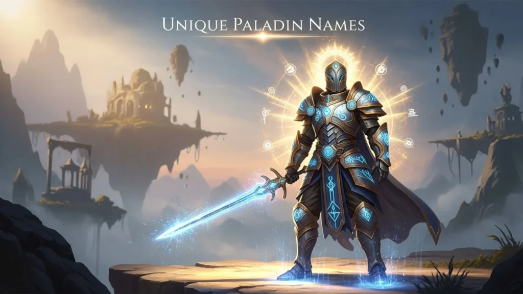 Unique Paladin Names