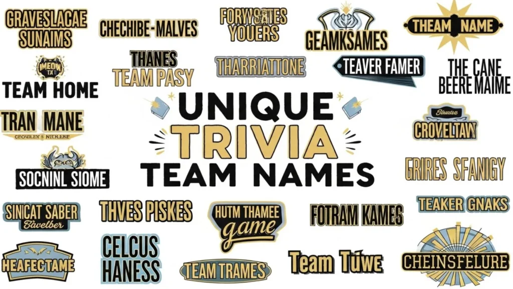 Unique Trivia Team Names