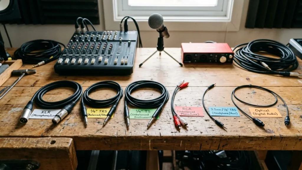 Audio Cable Names You Should Know