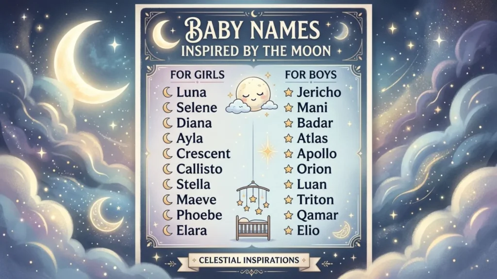 Baby Names Inspired by the Moon