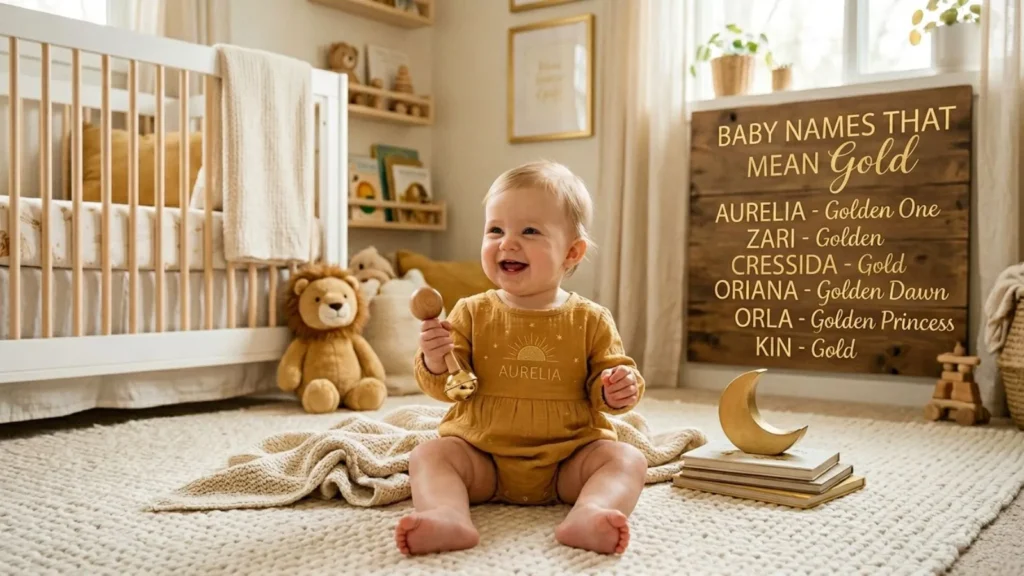 Baby Names That Mean Gold
