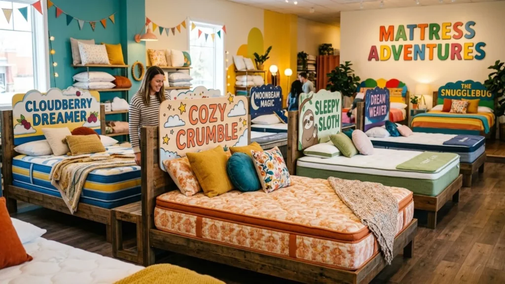 Colorful & Playful Mattress Names