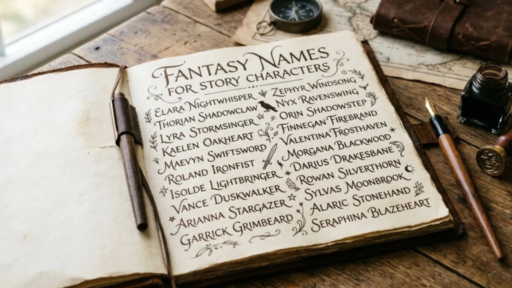 Fantasy Names for Story Characters